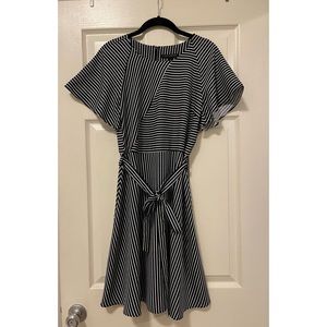 Banana Republic Black and White Striped Dress - Size 4